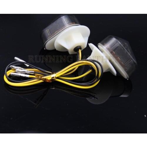 Turn Signal Flush Mount LED Indicator Light Moto Flashing For Yamaha YZF R1 R6 YZF R6S FZ1S FAZER 1000 FZ6S FAZER 600