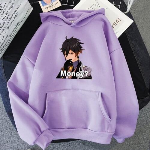 2021 Hot Game Anime Genshin Impact Hoodies Women / Men Sweatshirts Pullovers Streetwear Unisex Oversized Casual Clothes
