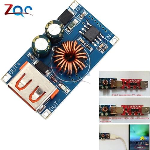 USB DC Step Down Buck Module 12V 24V To QC2.0 QC3.0 Fast Charge Mobile Phone Charging Board For Apple Huawei FCP Quick Charger