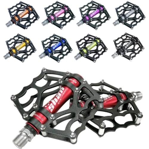 Aluminum Alloy Bicycle Pedal Mountain Bike BMX Pedals CNC Bicycle Footrest Big Flat Ultralight Cycling Pedals Bike Accessories