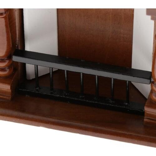 Vintage 1:12 Scale Miniature Furniture Dollhouse Fireplace Handcrafted