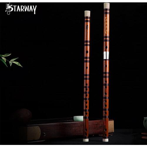 STARWAY C Key High Quality Bitter Bamboo Flute Chinese Flute Traditional Handmade Wood Musical Flute Instrument Professional