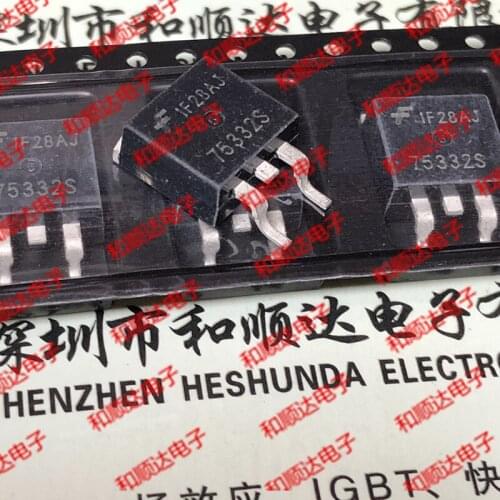 10pcs / lot HUF75332S 75332S new stock TO-263 55V 60A