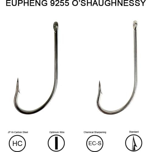 100pcs Eupheng Fishing Hooks Oshaughnessy Soft Octopus Shrimp Lure Hook Silicone Lure Fishing Hooks