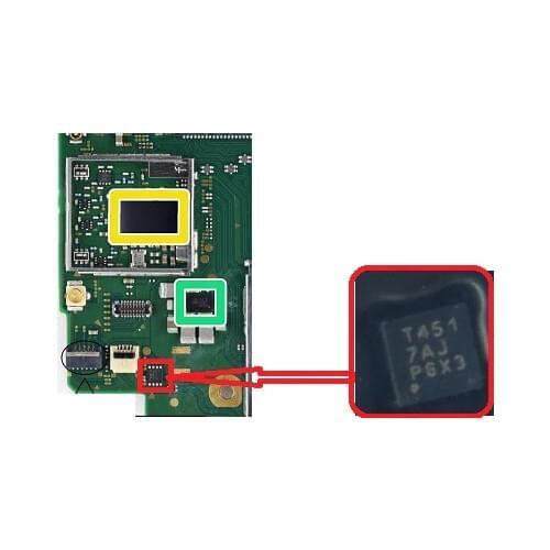 For Nintendo Switch motherboard small temperature sensor ic chip T451