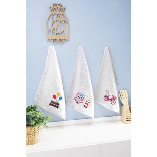 Turkey manufacturing Water Absorbent Kitchen Bathroom Dish Fork Dish Cleaning Towel Home For Bathroom Towel Sets 30*50 size 3 pc