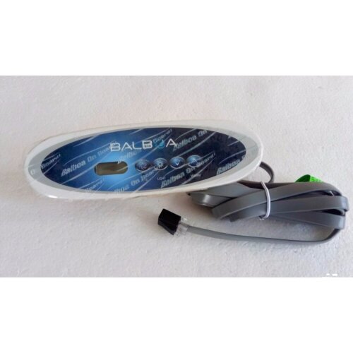 Balboa Topside, BWG VL260, 4 Button, Jet, Temp, Light, w/Overlay Balboa VL260 Touchpad and 1 Pump