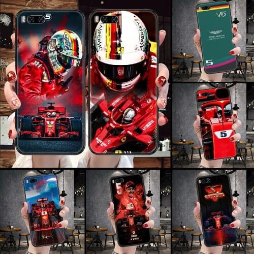 Sebastian Vettel F1 Phone Case For Xiaomi Mi Note 8 9 10 11 9T 10T A3 Lite Pro Ultra black pretty waterproof silicone cover