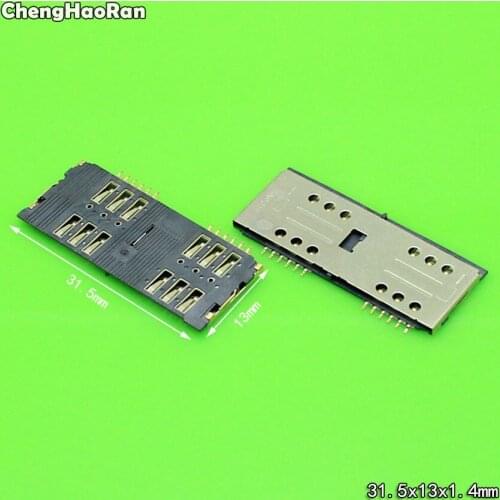 ChengHaoRan For Lenovo A316 A269 P780 Sim Card Slot Tray Connector Holder Socket Reader Module Repair Part