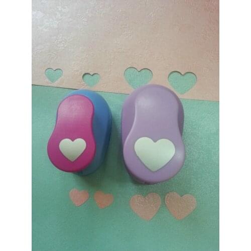 Free shipping 2pcs (5/8 inch+1 inch ) heart eva punches craft punch for Scrapbooking handmade Paper Puncher DIY hole punch
