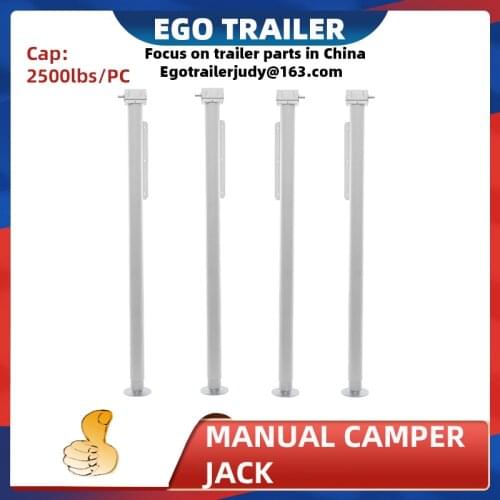 EgoTrailer 4PCS 2500lbs 1300mm~2100mm MANUAL RV CAMPER JACK CORNER STEADY