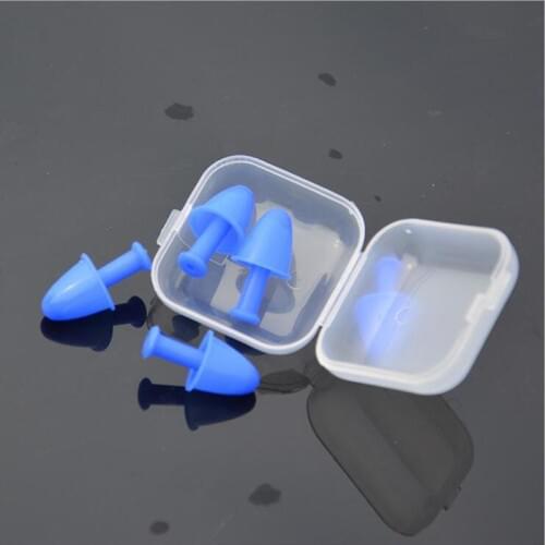 Kawaii mushroom Silica gel Ear Plugs portable box Travel Sleep supplies Noise Prevention Swimming waterproof Earplugs MR117