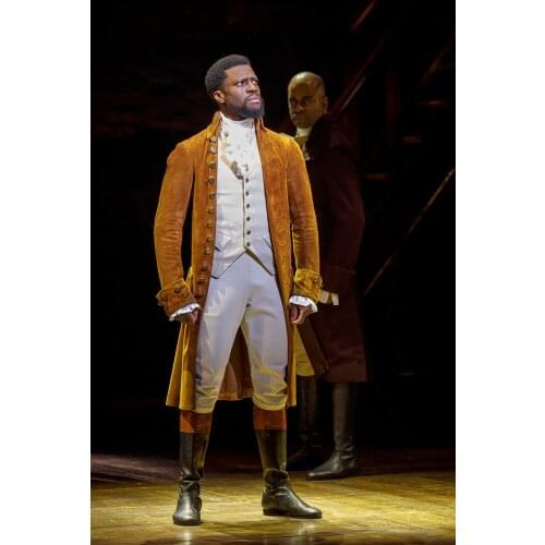 Costumebuy musical Hamilton George Washington Drama Costume Outfits baroque colonial period Gentleman Outfits Custom made