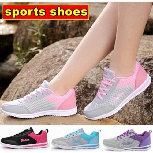 New Fashion Spring/Autumn Womens Casual Sports Shoes Outdoor Sneakers Breathable Mesh Shoes Size:35-42