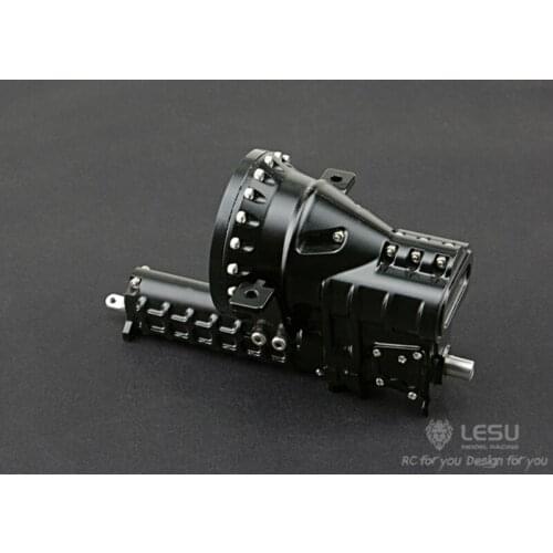 LESU 1/14 3Grade Planetary Transmission GearBox For Tamiya RC Tractor Truck Model TH02229-SMT3