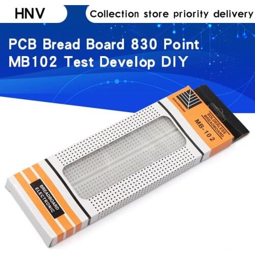 1pcs Breadboard 830 Point PCB Board MB-102 MB102 Test Develop DIY kit nodemcu raspberri pi 2 lcd High Frequency