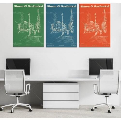 - Music Poster - Band - New York - Gig - Art Print Home Minimalism Bedroom Decoration Canvas Painting Modern Home Decor Gift