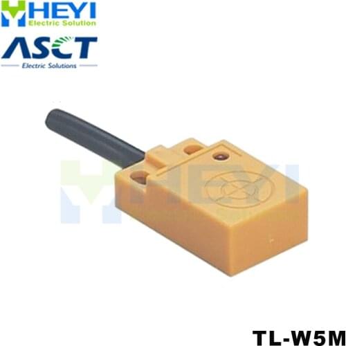 Non-shielded inductive proximity sensor switch TL-W5M Square type 2 wire, 3 wire NO / NC sensor switch