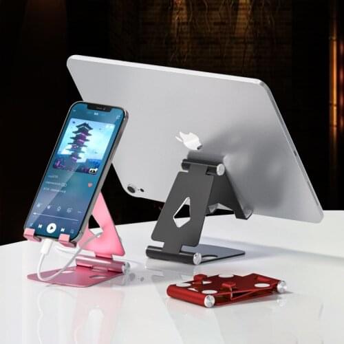 New Desk Mobile Phone Holder Stand For iPhone iPad Xiaomi Adjustable Desktop Tablet Holder Universal Table Cell Phone Stand