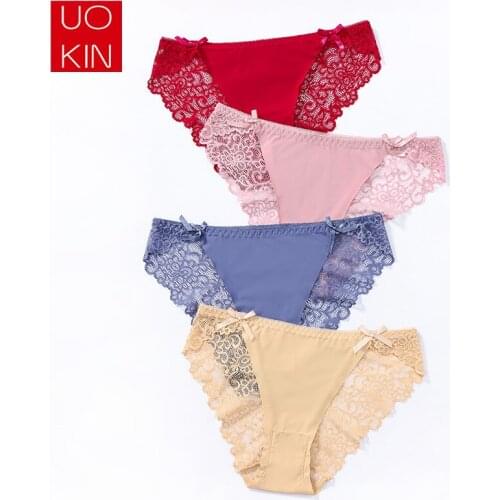 New European And American Plus Size Thong Sexy Lace Womens Panties Wish Bikini Ice Silk Seamless Breifs 1Pc