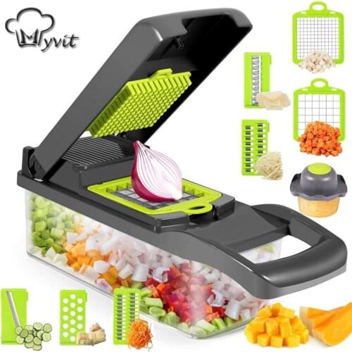 Vegetable Cutter Vegetable Slicer Multifunctional Kitchen Accessories Basket Fruit Potato Peeler Carrot Grater Vegetable Slicer