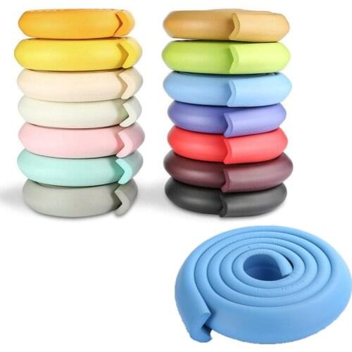 2M U Shape Extra Thick Baby Safety Furniture Table Protector Edge Corner Desk Cover Protective Tape Foam Corners Bumper Guard