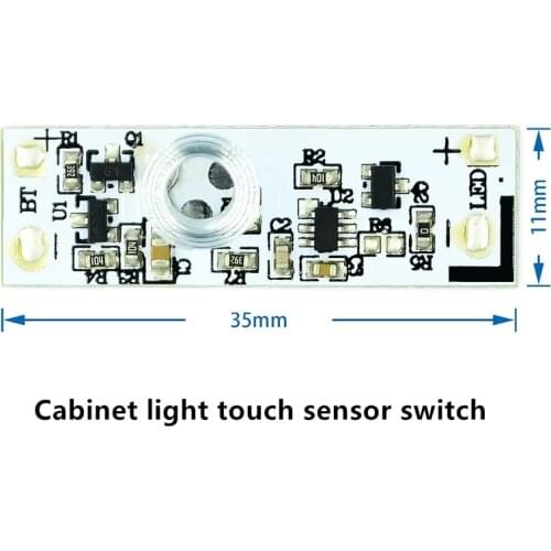 XK-QM-1135SL Cabinet light touch sensor switch|one on and off light bar switch|smart touch switch