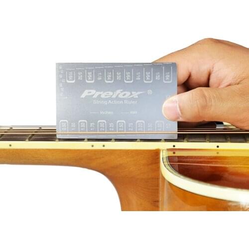 1pc Guitar String Action Gauge String Pitch Ruler Measuring Tool for Bass Classical Electric Acoustic Guitar Tools Parts Rulers