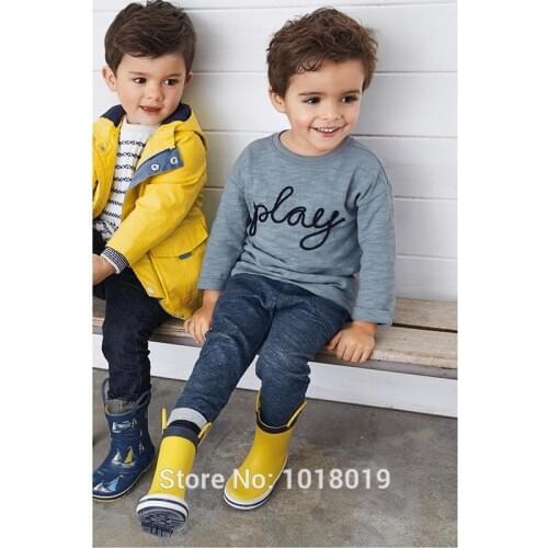 100% Terry Cotton Sweaters Hoodies Fleeces Sweatpants 2pc Children Suits Bebe Kids Brand New 2020 Baby Boys Clothes Sets Outfits