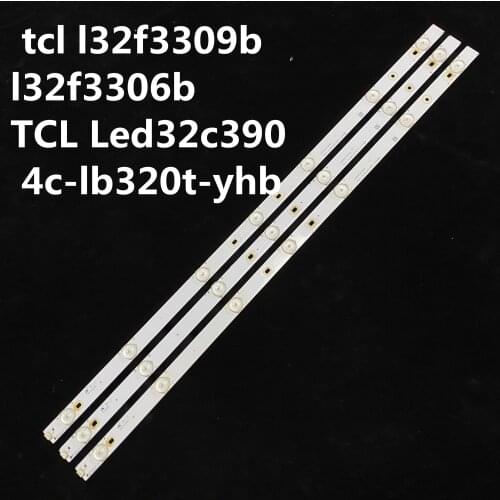 3 pcs = 1 set 100% new led backlight for tcl l32f3309b l32f3306b tv led32c390 backlight 4c-lb320t-yhb
