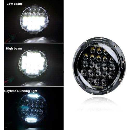 7inch Round LED Headlight 6000K LED Replacement Motorcycle Projector Headlight for Motorcycle Headlight Assembly