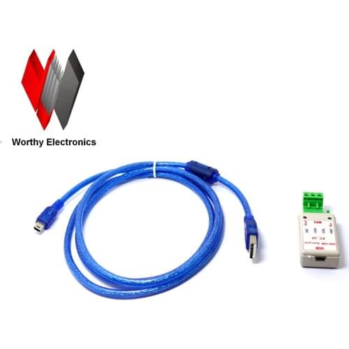 Free shipping 1pcs/lot USB-CAN USB to CAN Bus Converter Adapter + USB Cable