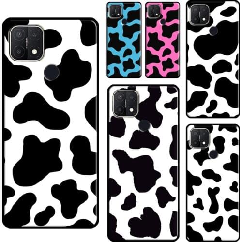 Cow Print Case For OPPO A53 2020 A31 A9 A5 A52 A72 Reno 4 Pro 2 Z A3S A5S A83 A91 A15 Phone Cover