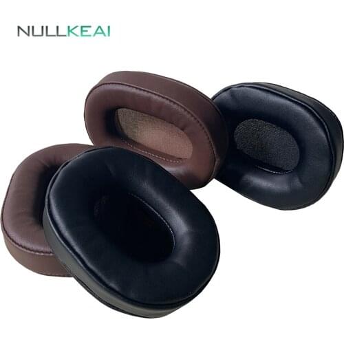 NULLKEAI Replacement Parts Earpads For ATH-M35 ATH-M40FS ATH-M45 ATH-M50 ATH-M50S ATH-M50CWH eadphones Earmuff Cover