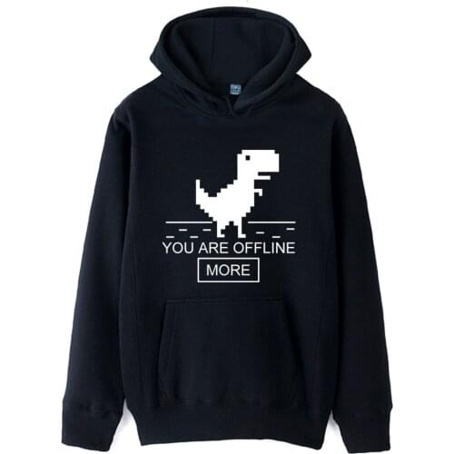 Geek 404 IT The Internet Is Broken So I'm Outside Today You Are Offline Girl Woman Hoodie Autumn Winter Fleece ZIIART