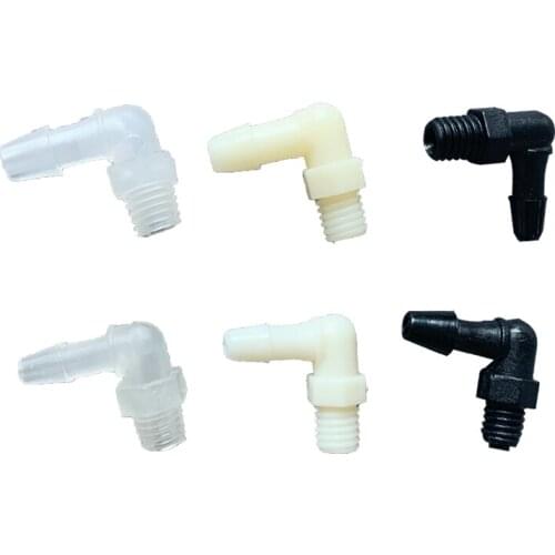 LETOP 20PCS Eco Solve Printer Ink Pipe Connector For Large Format Printer Machine Bend Tube Connector