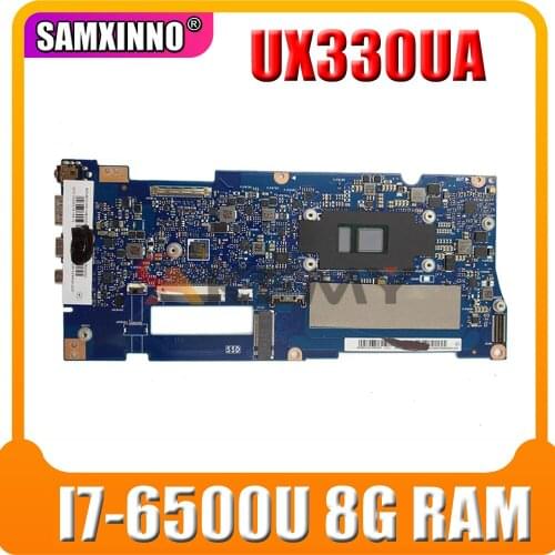 UX330UAR Laptop motherboard For ASUS UX330UAR UX330UA UX330U U3000U notebook Mainboard with I7-6500U CPU 8G RAM tested full 100