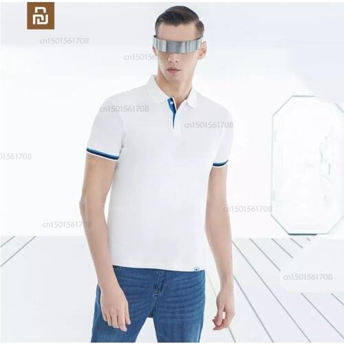 Xiaomi youpin 100 times machine wash non-deformable POLO shirt mens short-sleeved fashion shirt