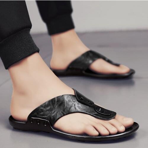 Men Slippers Summer mens Beach Flip-flops Sandals Casual Shoes soft Bottom mens Shoes Zapatos De Mujer Slippers for men