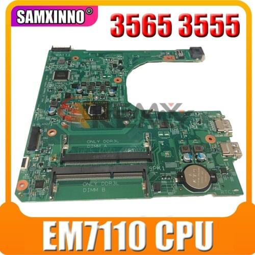 Original Laptop motherboard For DELL Inspiron 3565 3555 EM7110 Mainboard CN-0GG57Y 0GG57Y 15276-1 DDR3L