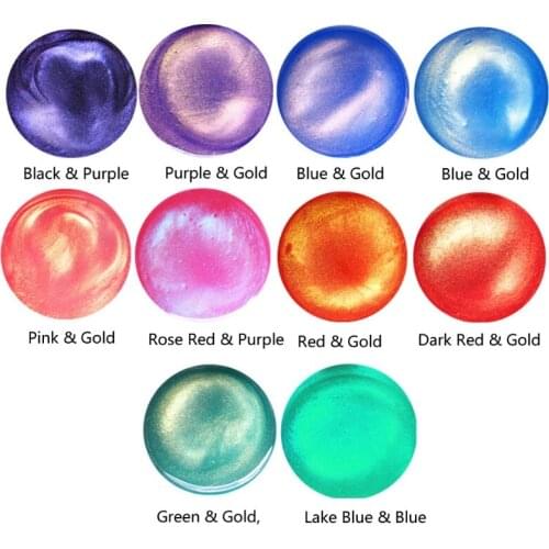 Aurora Pearl Pigment Powder Mica Pearlescent Colorants Resin Dye Jewelry Making E56C
