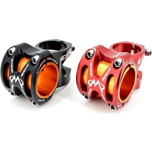 MEISCHE MTB 50mm Stem CNC 35mm 31.8mm Handlebar Bicycle Ultralight 0 Degree Rise DH AM Enduro 28.6mm Steerer Mountain Bike Stems