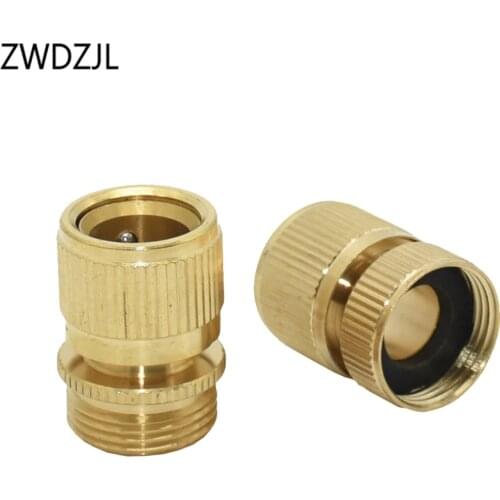 Garden Female G3/4 Quick Connector male G3/4 Brass water gun Adapter tap 5/8" copper Connector 5set