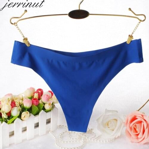 Jerrinut 3pcs/lot Sexy Seamless Briefs Panties Underwear Women Thongs G-string Lingerie Panties Women Plus Size Briefs Panties