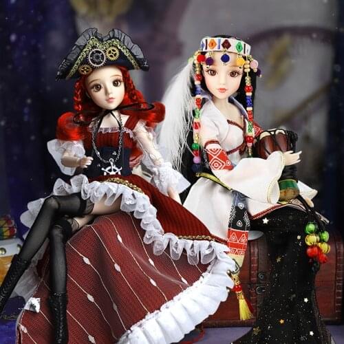 Dream Fairy 1/6 BJD 14 Movable Joints 30cm Ball Jointed Dolls Tarots Series BJD Doll Full Set Makeup DIY Dolls for Girls