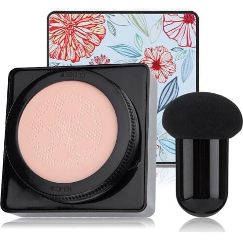 20g CC Cream 2 Colors Air Cushion Foundation Mushroom Head Moisturizing BB Concealer Whitening Makeup Face Comestic Oil Control