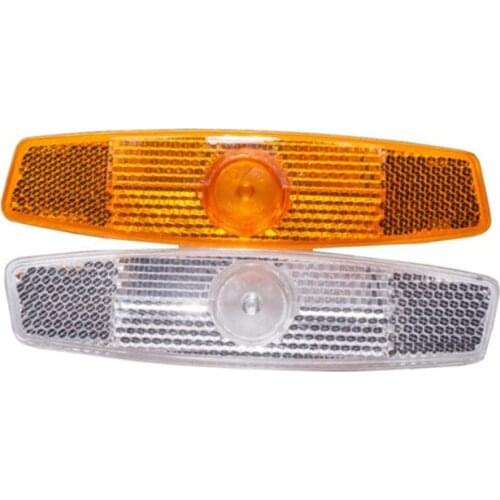 Bike Spoke Reflector Bicycle Light Wheel Safety Spoke Reflector Mount Clip Warning Mountain Bike Reflector Bicycle Accessories