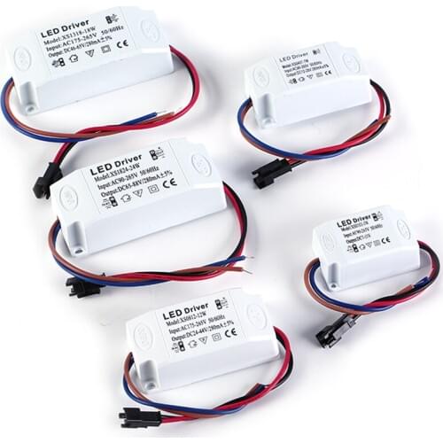 High Quality 1W 7W 15W 18W 24W 36W Power Supply LED Driver Adapter Transformer Switch For LED Lights