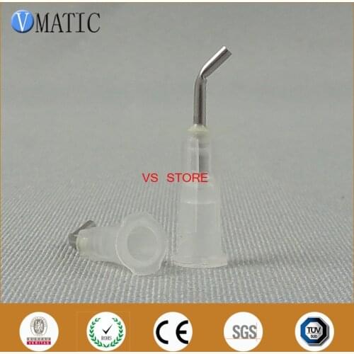 High Quality 100 Pieces 0.5'' 13mm Length 45 Degree Bent 16G Industry Use Bayonet Blunt Needle 1/2 Inch