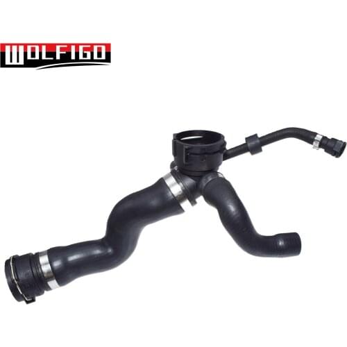 WOLFIGO For BMW F01 F02 F10 F06 F07 F12 F13 535i Upper Radiator Hose with Vent Hose 17127580957 New